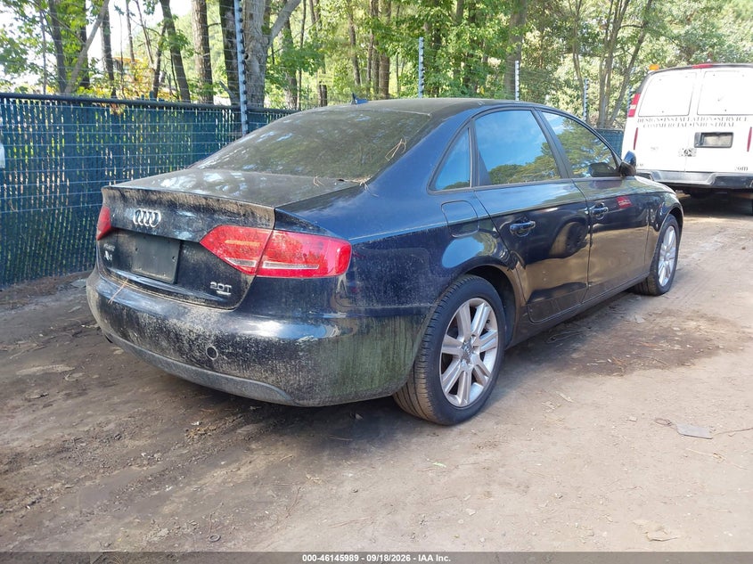 2010 AUDI A4 auction photo 4