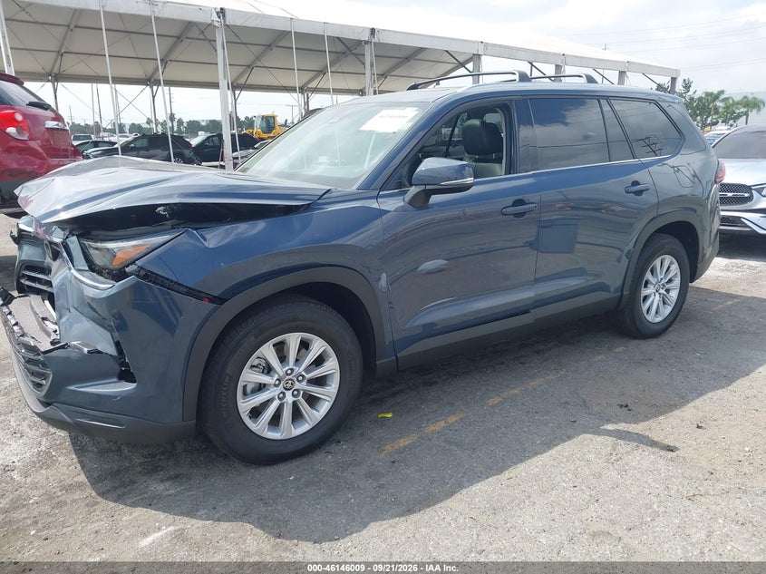 Vin: 5tdacab54ss062480, lot: 46645766, toyota grand highlander hybrid xle 20252