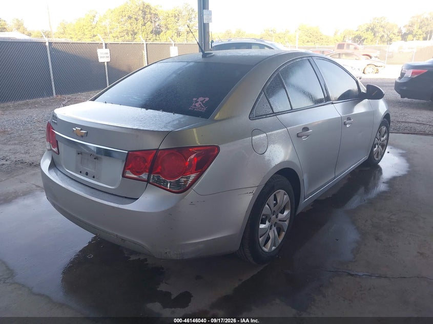 CHEVROLET CRUZE 2013 VIN 1G1PA5SH7D7264995