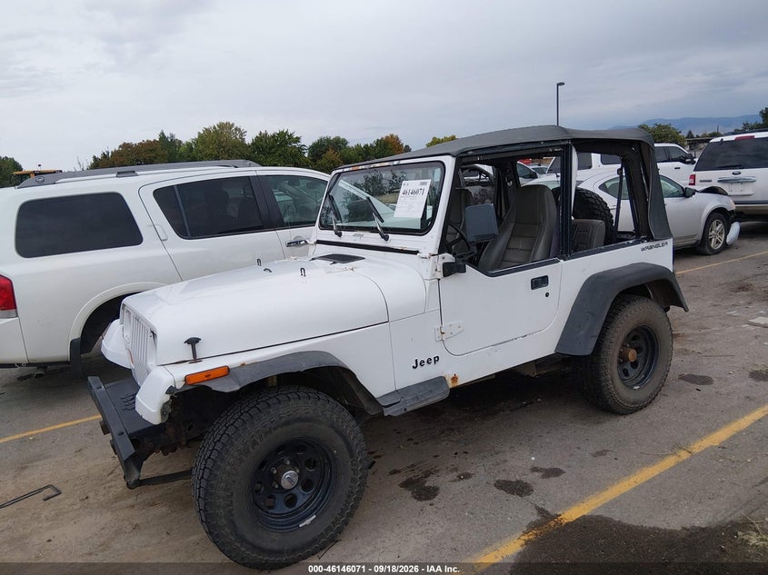 1993 Jeep Wrangler, Звичайний знос, IAAI, VIN 1J4FY19P5PP257191 — фото 2