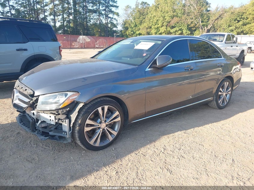 Vin: 55swf4jb6hu184503, lot: 46645834, mercedes-benz c 300 20172