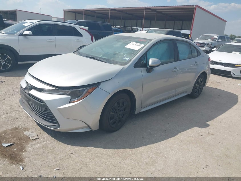 Vin: 5yfb4mde0sp347458, lot: 46645857, toyota corolla le 20252
