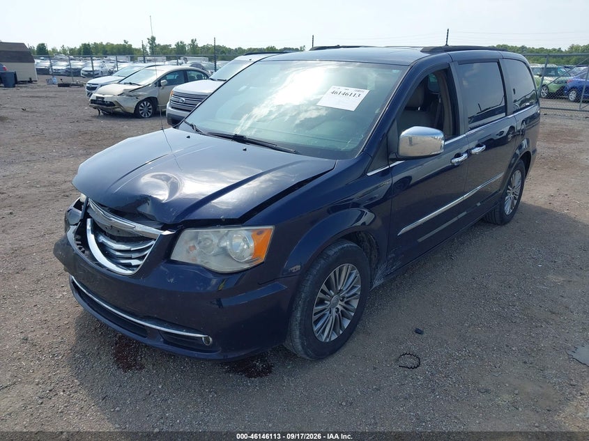 Vin: 2c4rc1cg2er195030, lot: 46645869, chrysler town & country touring-l 20142