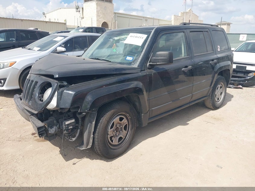 Vin: 1c4njpbb3fd203797, lot: 46645871, jeep patriot sport 20152