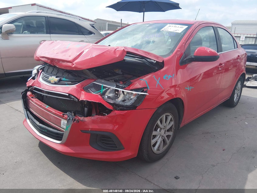 Vin: 1g1jd5sb6l4124946, lot: 46645897, chevrolet sonic fwd  lt 20202