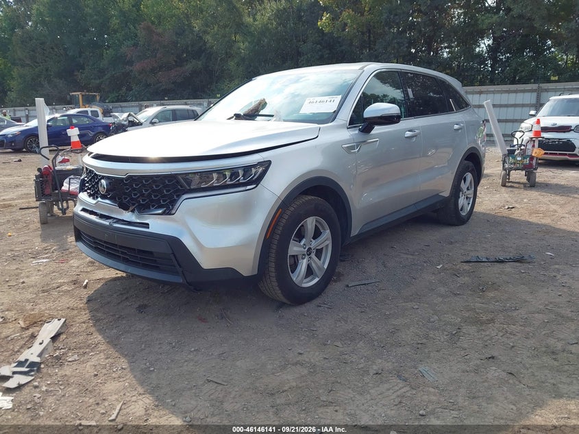 Vin: 5xyrg4lc2mg006608, lot: 46645898, kia sorento lx 20212