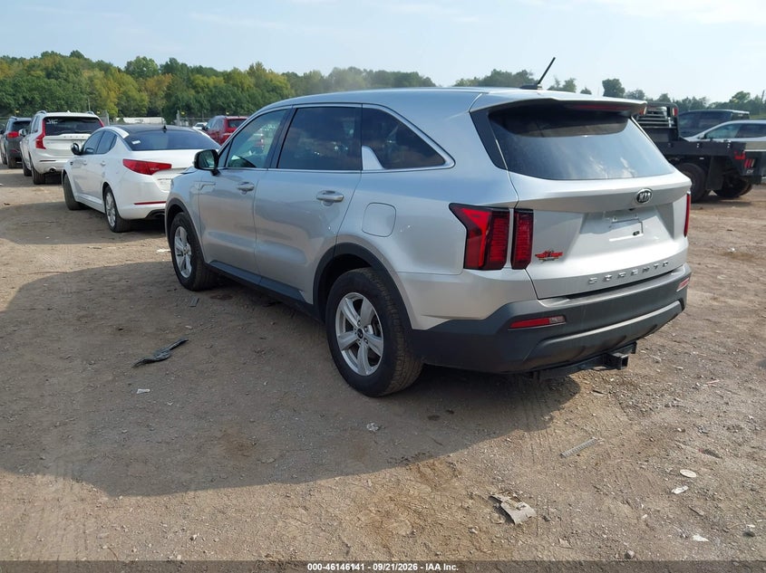 Vin: 5xyrg4lc2mg006608, lot: 46645898, kia sorento lx 20213