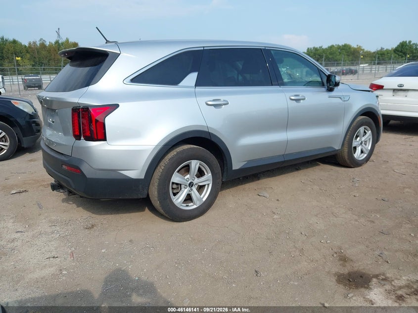 Vin: 5xyrg4lc2mg006608, lot: 46645898, kia sorento lx 20214