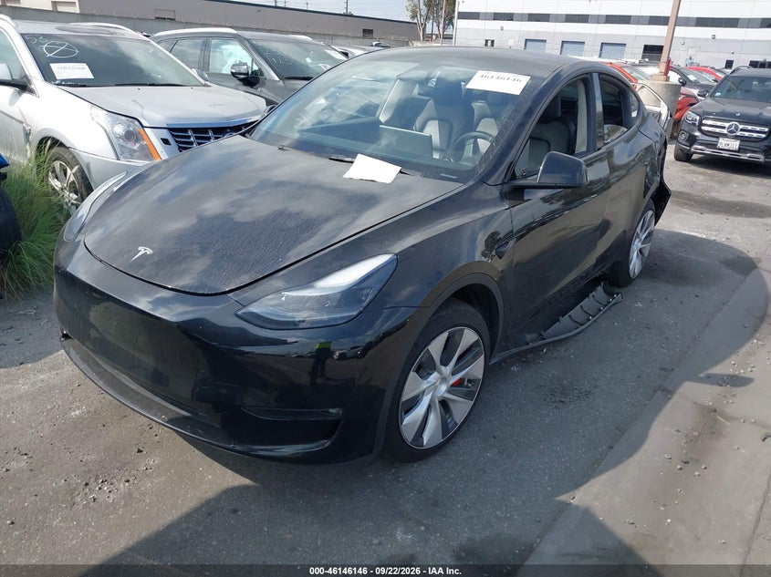 Vin: 7saygaee9pf836834, lot: 46645903, tesla model y awd/long range dual motor all-wheel drive 20232