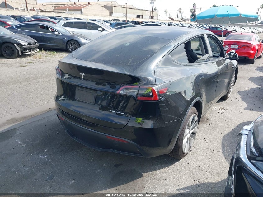 Vin: 7saygaee9pf836834, lot: 46645903, tesla model y awd/long range dual motor all-wheel drive 20234