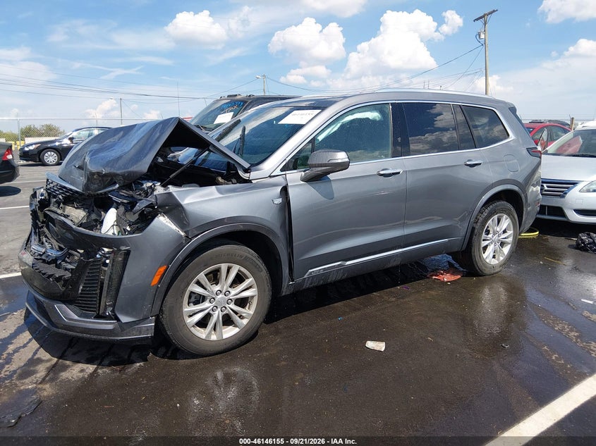 2021 Cadillac XT6, Обычный износ, IAAI, VIN 1GYKPAR46MZ223168 — фото 2
