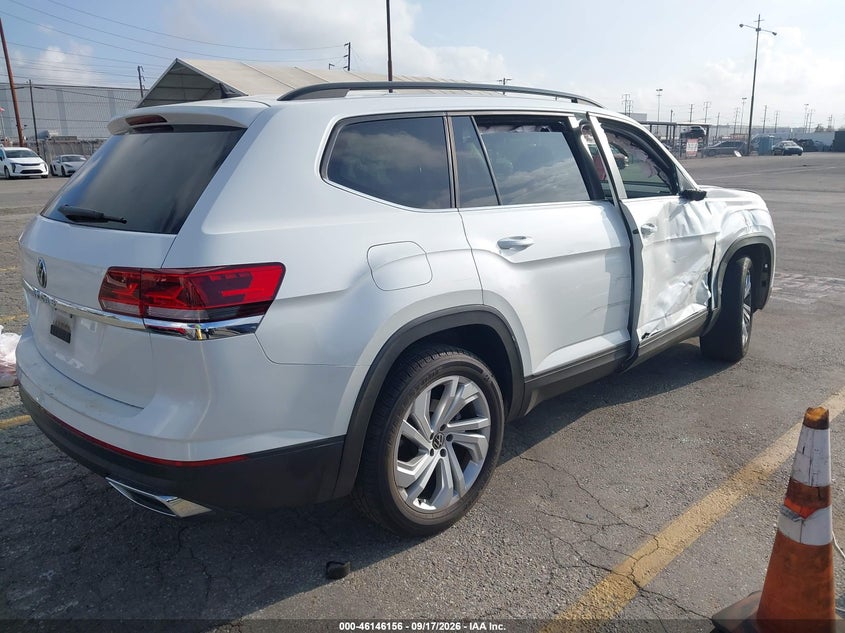 Vin: 1v2jp2ca8mc587521, lot: 46645913, volkswagen atlas 2.0t se w/technology 20214
