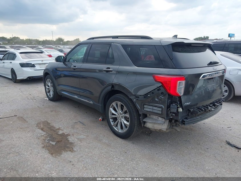 Vin: 1fmsk7dh8lgc45437, lot: 46645937, ford explorer xlt 20203