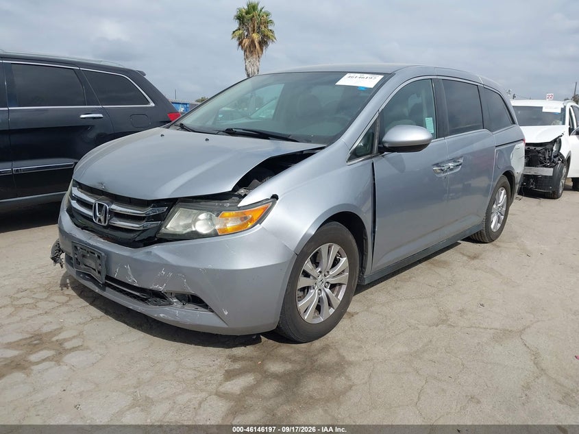 Vin: 5fnrl5h40gb153864, lot: 46645954, honda odyssey ex 20162