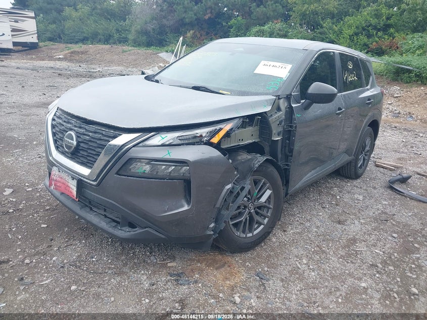Vin: 5n1at3abxmc696007, lot: 46645972, nissan rogue s intelligent awd 20212