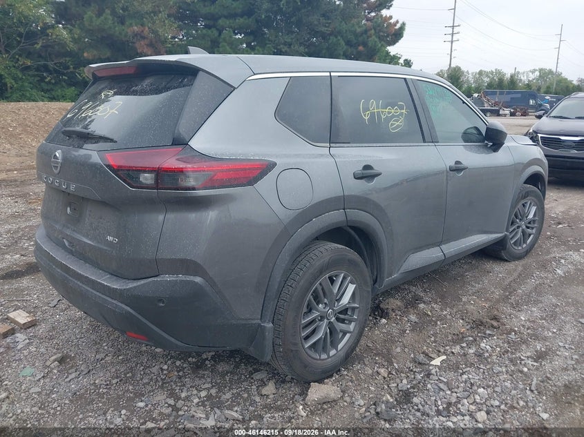 Vin: 5n1at3abxmc696007, lot: 46645972, nissan rogue s intelligent awd 20214