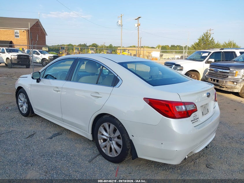Vin: 4s3bnbd64f3033644, lot: 46645976, subaru legacy 2.5i premium 20153