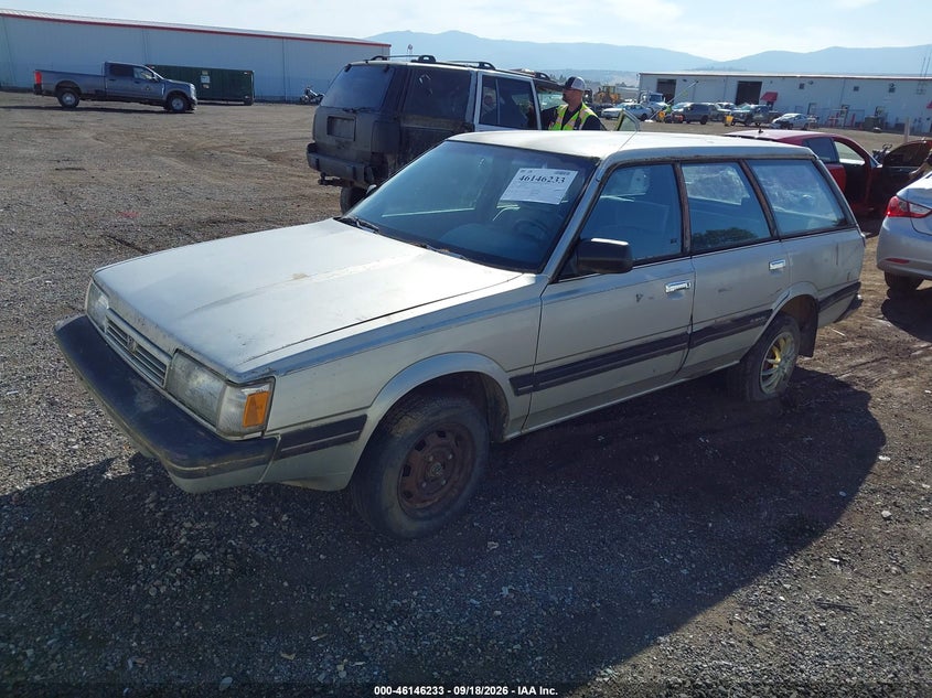 1987 Subaru Leone, Звичайний знос, IAAI, VIN JF2AN53B8HF443412 — фото 2