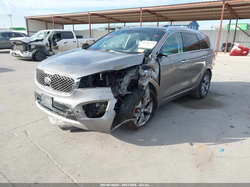 Vin: 5xypk4a52hg224208, lot: 46645991, kia sorento 3.3l sx 20172