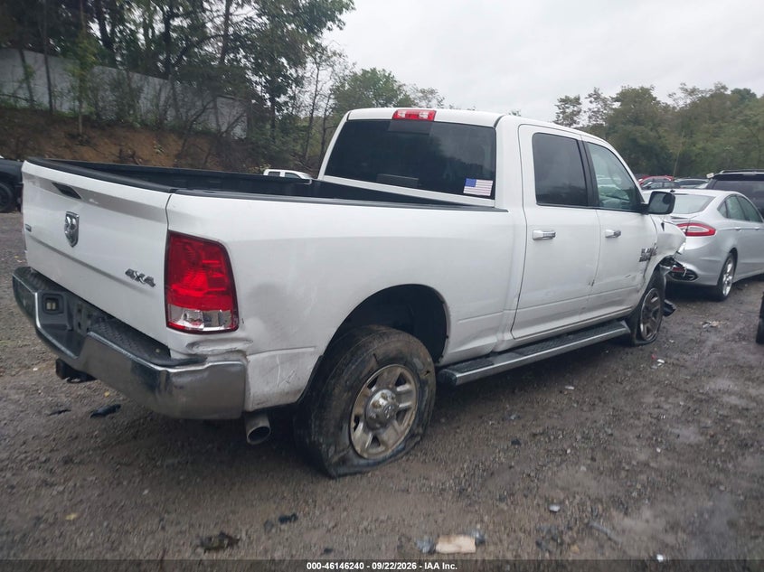 Vin: 3c6ur5dl2hg652528, lot: 46645997, ram 2500 slt  4x4 6'4 box 20174