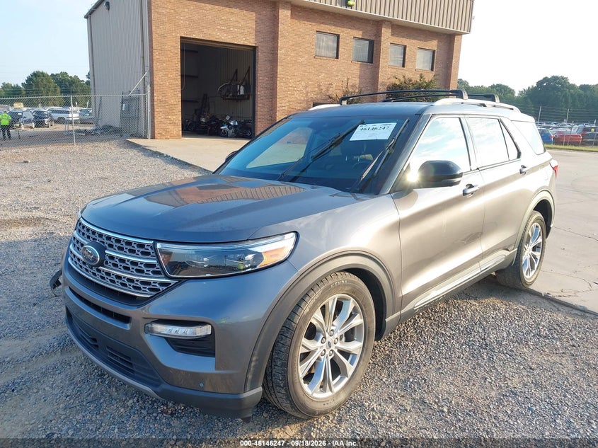 Vin: 1fmsk7fh7nga59338, lot: 46646004, ford explorer limited 20222