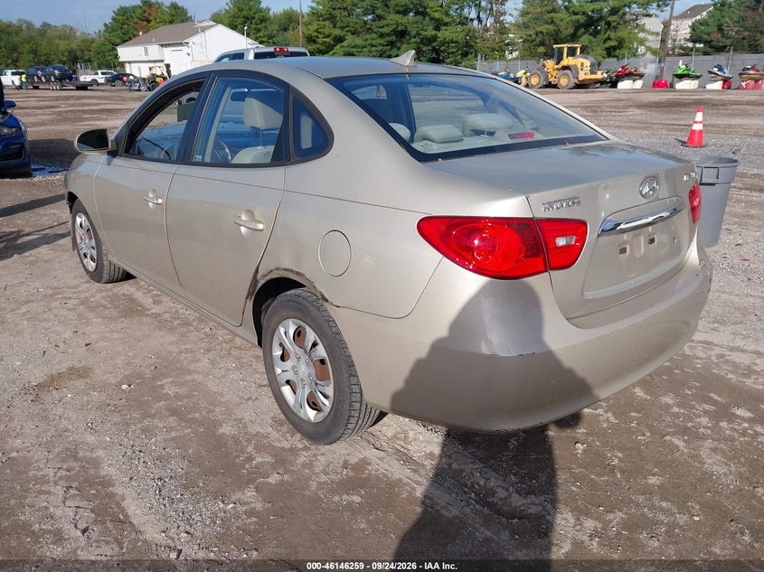 Vin: kmhdu4ad1au869193, lot: 46646016, hyundai elantra gls 20103