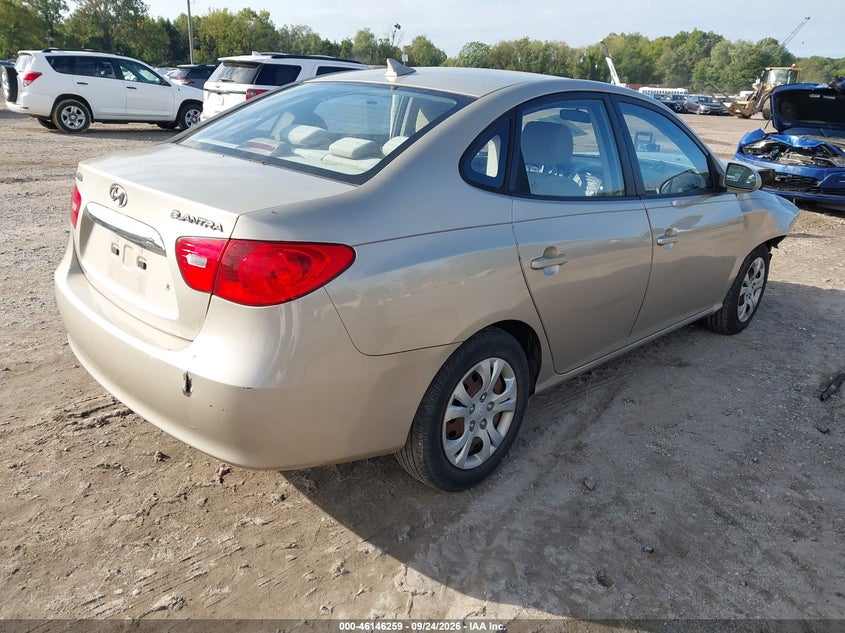 Vin: kmhdu4ad1au869193, lot: 46646016, hyundai elantra gls 20104