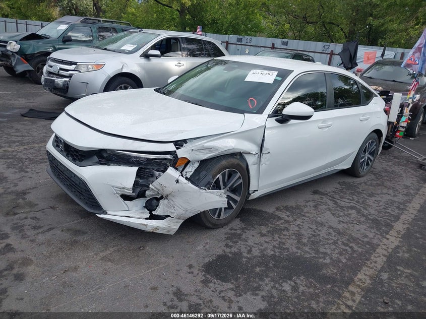 Vin: 19xfl2h55re028832, lot: 46646049, honda civic lx 20242