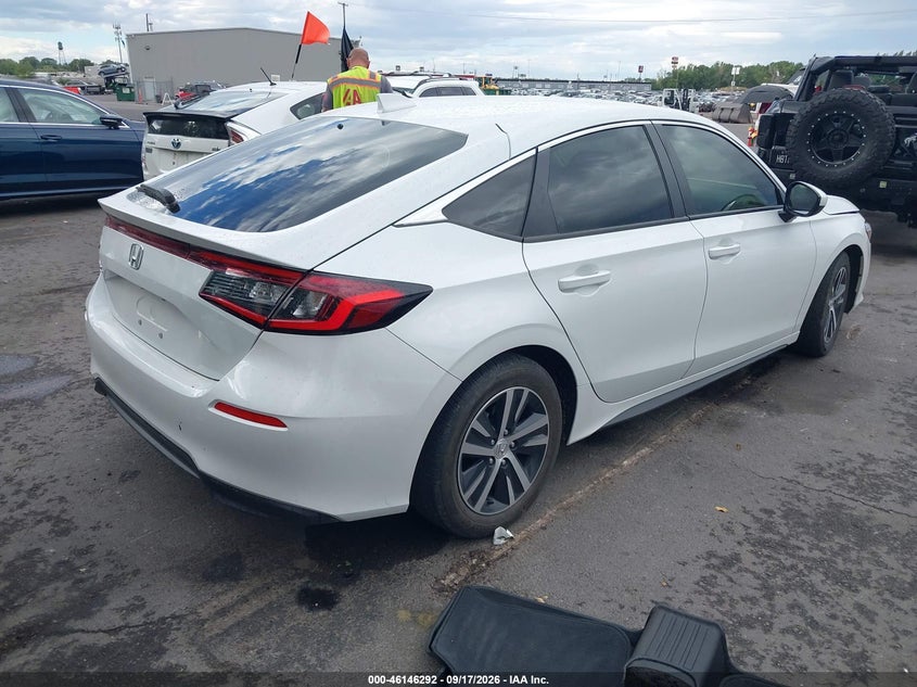 Vin: 19xfl2h55re028832, lot: 46646049, honda civic lx 20244