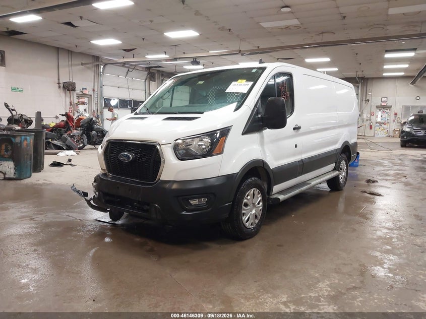 Vin: 1ftbr1y89pkb80561, lot: 46646066, ford transit-250 20232