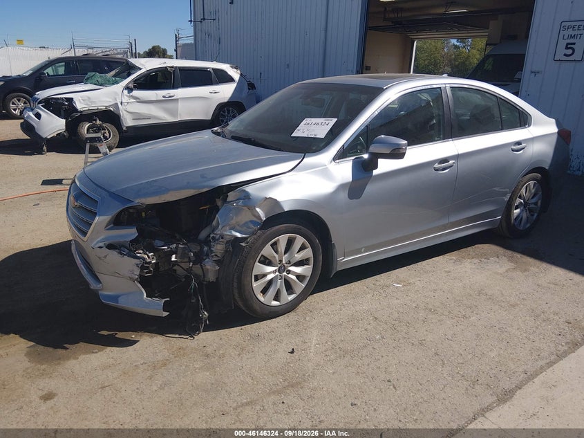 Vin: 4s3bnah65h3027200, lot: 46646081, subaru legacy 2.5i premium 20172