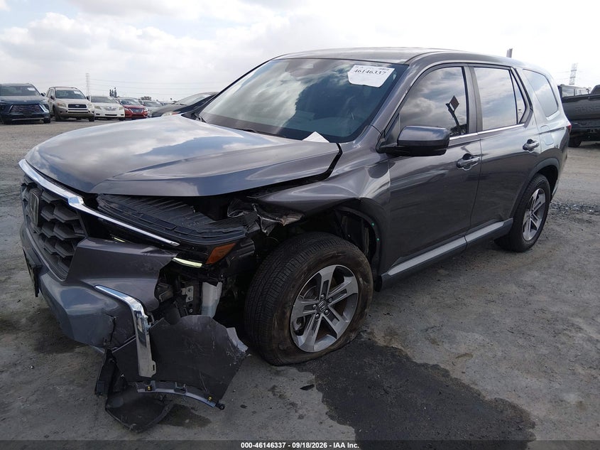 Vin: 5fnyg2h47sb011695, lot: 46646094, honda pilot ex-l 20252