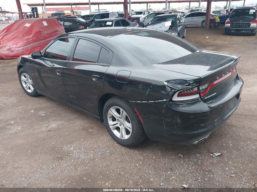 Vin: 2c3cdxbg9lh116645, lot: 46646114, dodge charger sxt rwd 20203