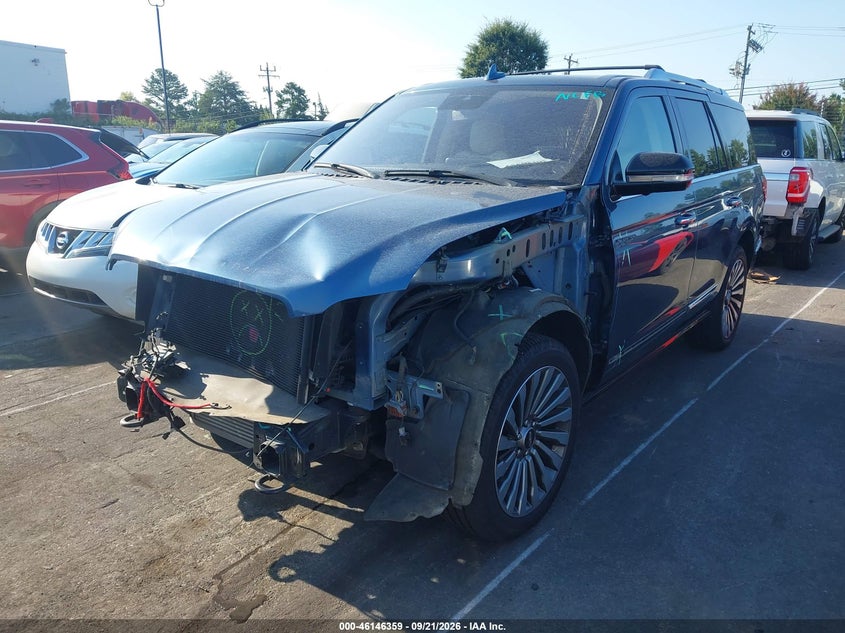 Vin: 5lmjj2lt8kel07935, lot: 46646116, lincoln navigator reserve 20192