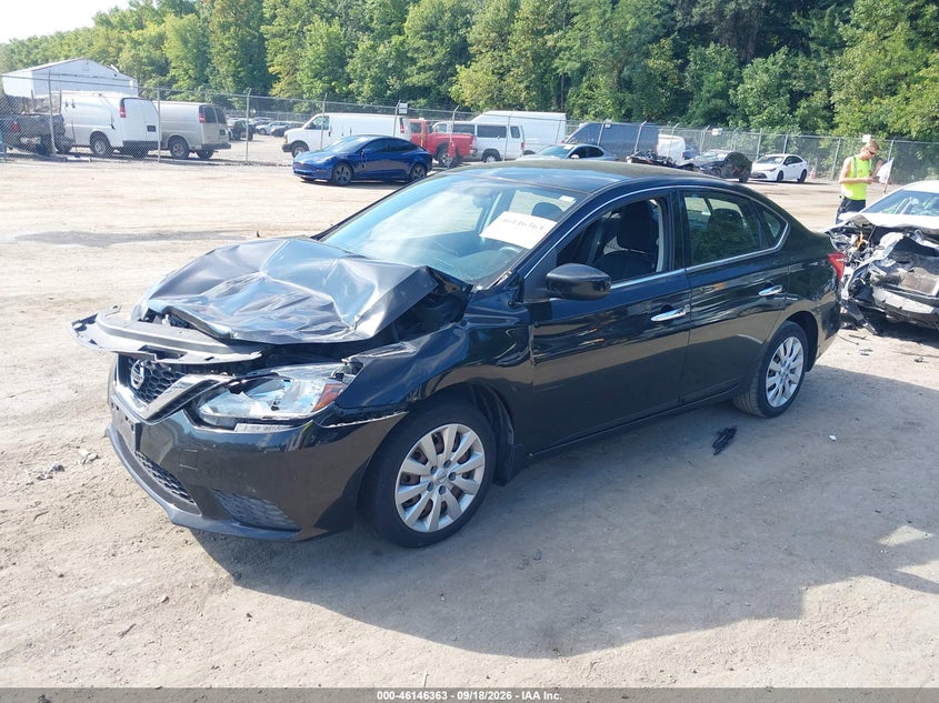 Vin: 3n1ab7ap1gy246691, lot: 46646120, nissan sentra sv 20162