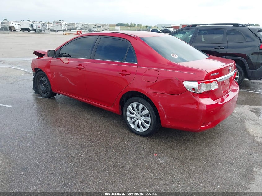 Vin: 5yfbu4ee3dp203145, lot: 46646122, toyota corolla le 20133