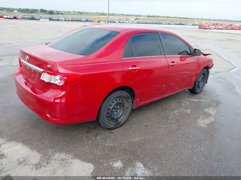 Vin: 5yfbu4ee3dp203145, lot: 46646122, toyota corolla le 20134