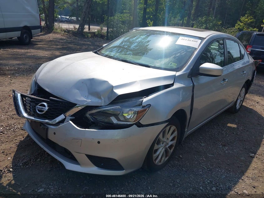 Vin: 3n1ab7ap6jy314894, lot: 46646157, nissan sentra sv 20182