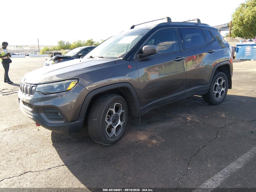 Vin: 3c4njddb7nt149764, lot: 46646158, jeep compass trailhawk 4x4 20222