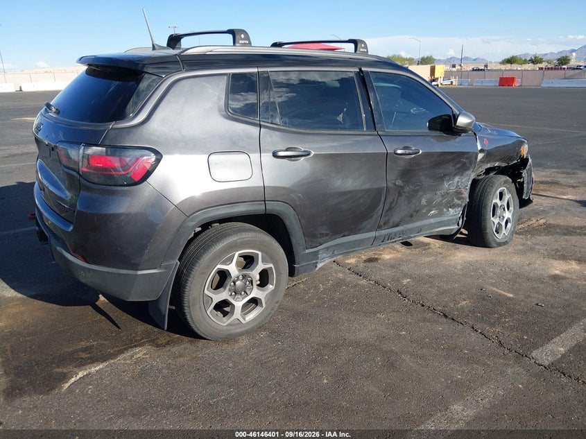 Vin: 3c4njddb7nt149764, lot: 46646158, jeep compass trailhawk 4x4 20224
