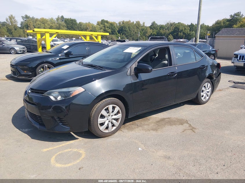 Vin: 2t1burhe1gc674028, lot: 46646162, toyota corolla le 20162