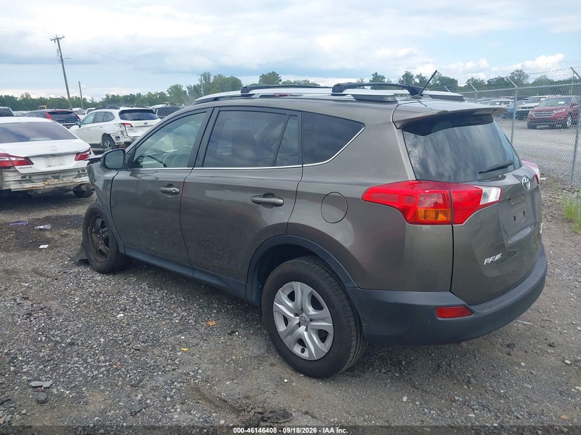 Vin: jtmbfrev8fd139956, lot: 46646165, toyota rav4 le 20153