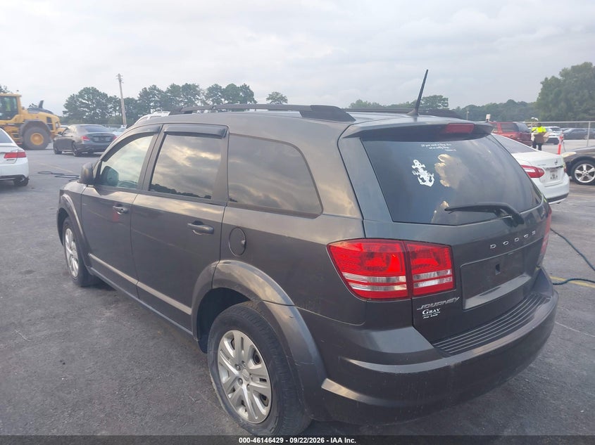 Vin: 3c4pdcab3jt490667, lot: 46646186, dodge journey se 20183