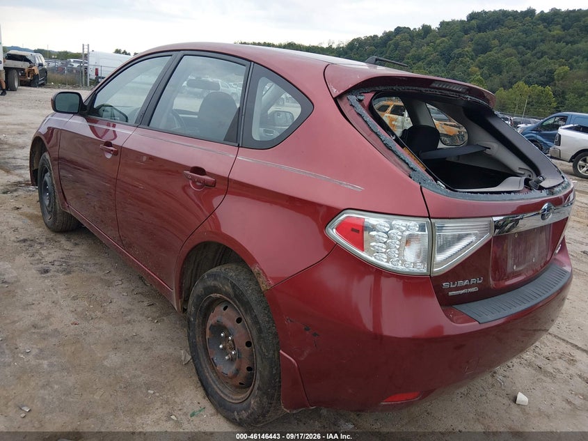 Vin: jf1gh6a63ah820689, lot: 46646201, subaru impreza 2.5i 20103