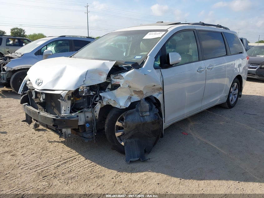 Vin: 5tdyk3dc8es468663, lot: 46646214, toyota sienna limited v6 7 passenger 20142