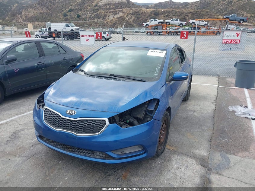 Vin: knafx4a6xf5355671, lot: 46646218, kia forte lx 20152