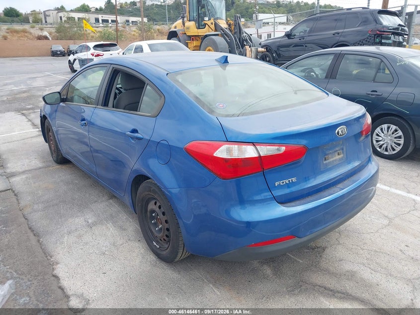 Vin: knafx4a6xf5355671, lot: 46646218, kia forte lx 20153