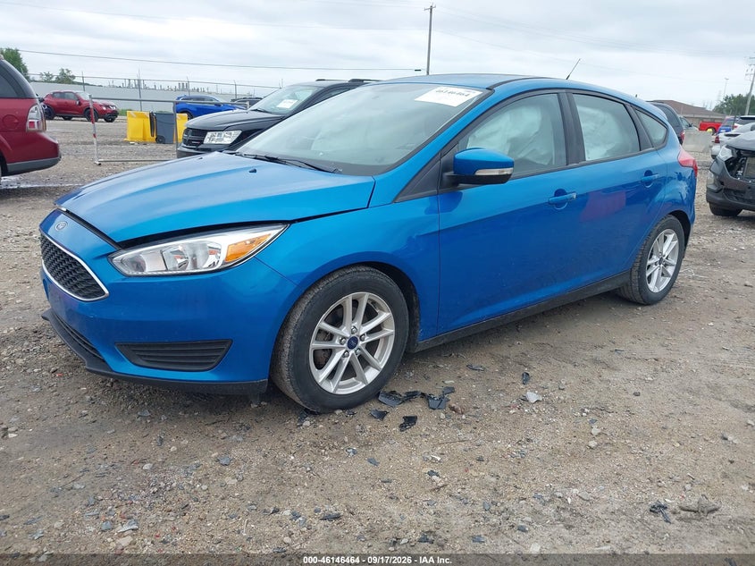 Vin: 1fadp3k21gl253968, lot: 46646221, ford focus se 20162