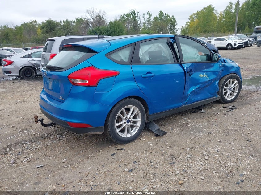 Vin: 1fadp3k21gl253968, lot: 46646221, ford focus se 20164