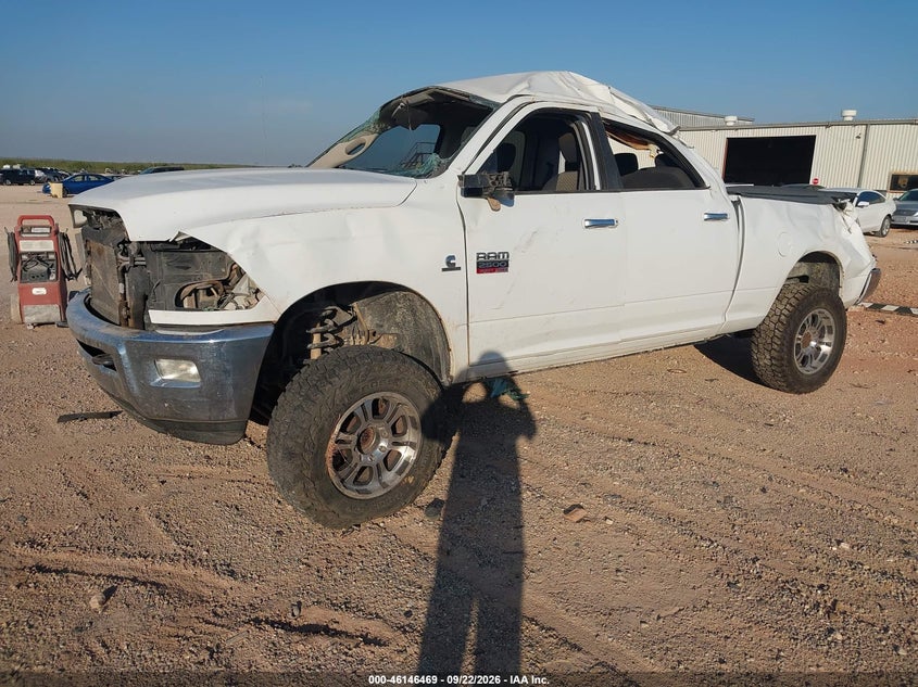 Vin: 3d7ut2cl0ag164281, lot: 46646226, dodge ram 2500 slt 20102